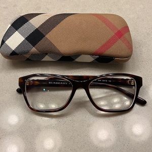 Burberry glasses frame and case